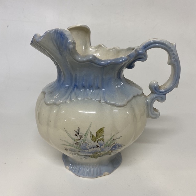 JUG, Wash Stand - Pale Blue Floral 